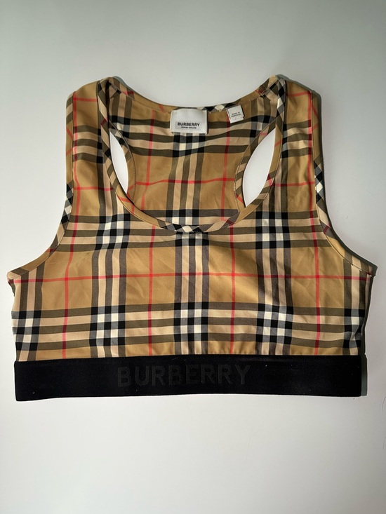Burberry Tops - Burberry Check Sports Bra Top